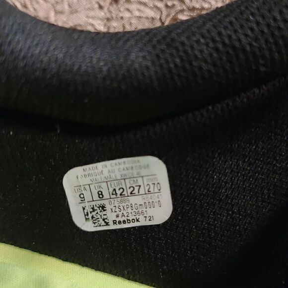 Reebok Men's Sublite Cushion Athletic Work Sneakers Shoes Black Size 9 - Picture 14 of 14